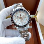 Replica Tag Heuer Carrera Heuer 02 Watch Two Tone Rose Gold White Dial